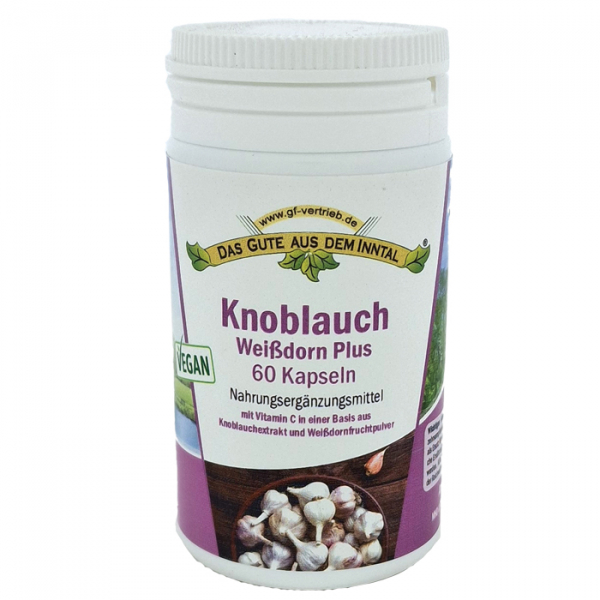 Knoblauch Weißdorn Plus Kapseln  60 Stück